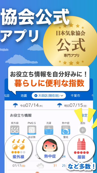 tenki.jp 日本気象協会の天気予報アプリ・雨雲レーダー,地震アプリ