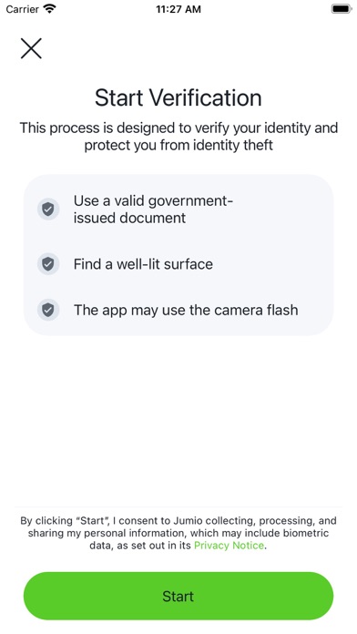 Screenshot #2 pour Jumio Showcase