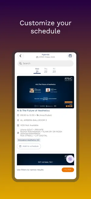 AMWC App screenshot 3