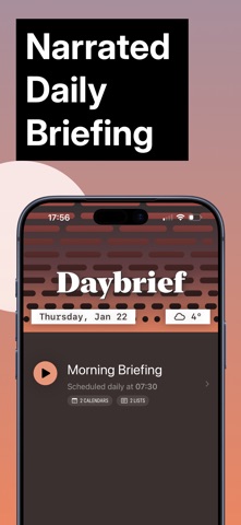 Read Aloud Calendar - Daybrief screenshot