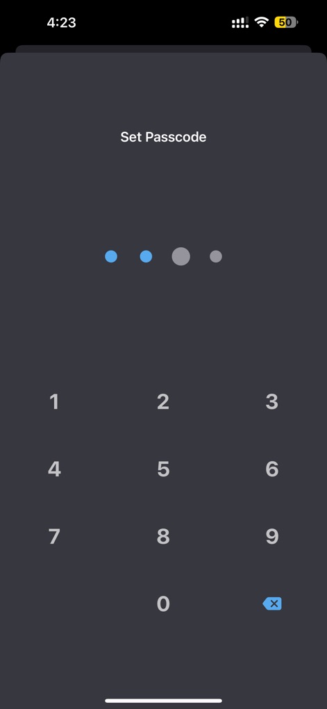 Offline: Files, Browser, VPN - This tool empowers users to secure their data by setting a custom 'passcode' via a clear 'numerical keypad' for app and folder protection.