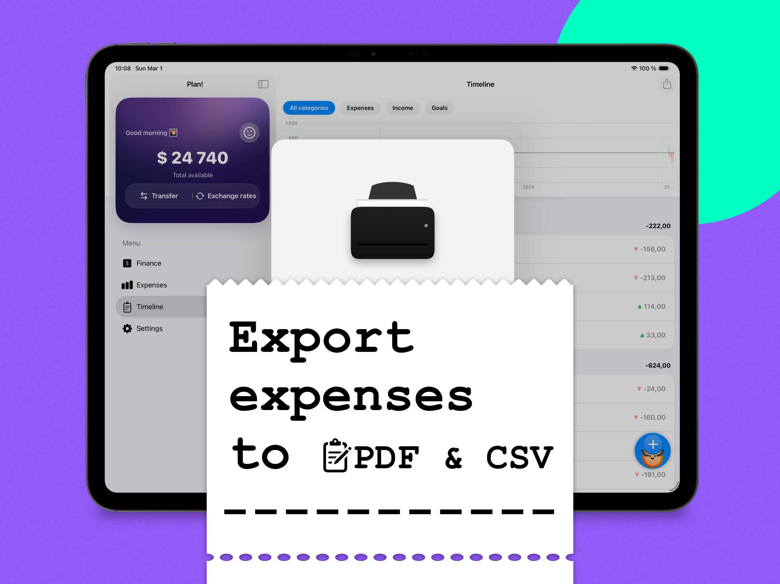 Plan: Budget & Expense Tracker
