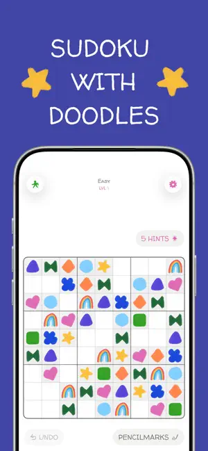 Edoku: Hand-Drawn Sudoku screenshot 1