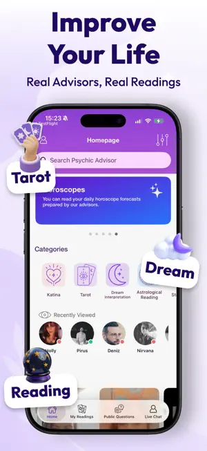 Psychic Sense: Tarot & Reading screenshot 2