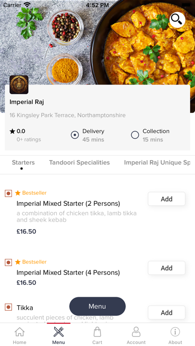 Imperial Raj app screenshot 2