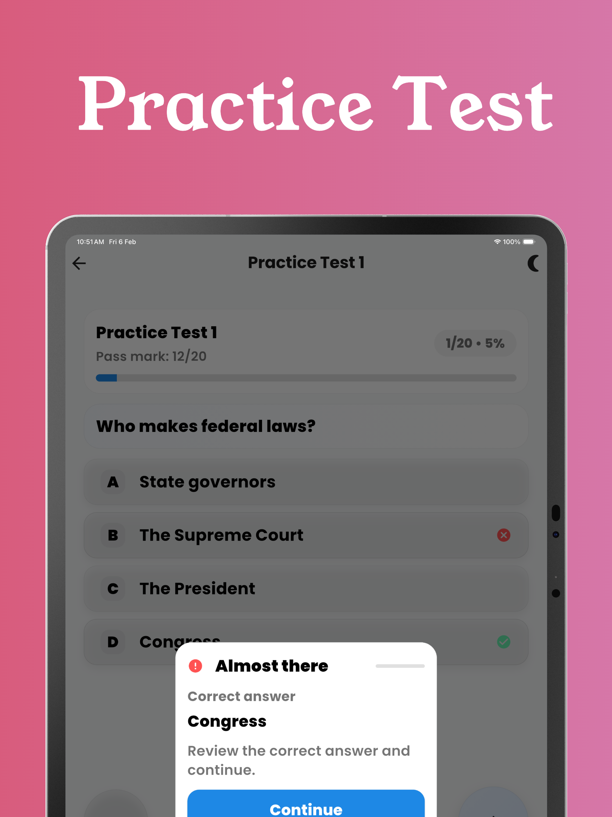 US Citizenship Test 2026. Prep