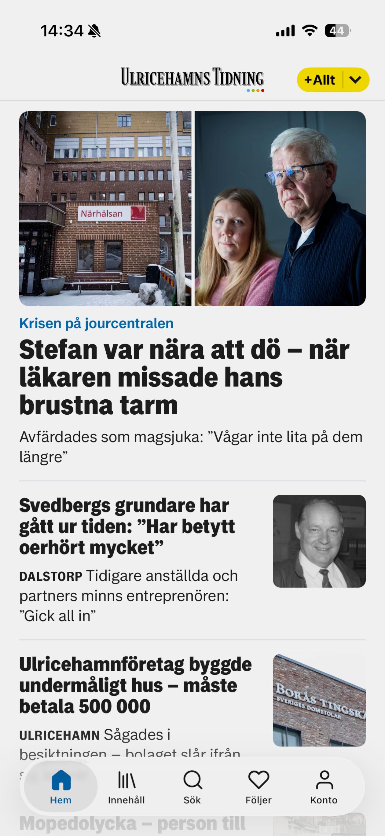 Ulricehamns Tidning screenshot 3