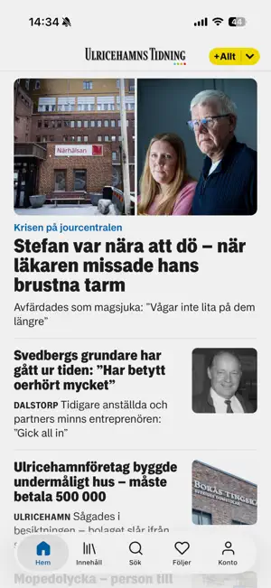 Ulricehamns Tidning screenshot 3