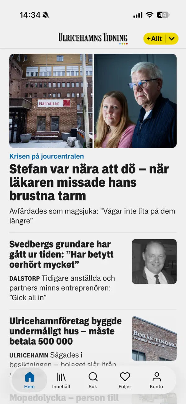 Screenshot #3 pour Ulricehamns Tidning