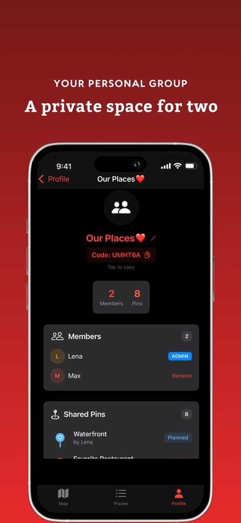 Love Places: Couples Map - Travel App | MWM