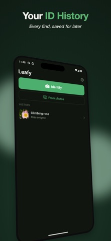 Leafy: Plant & Mushroom ID iPhone screenshot