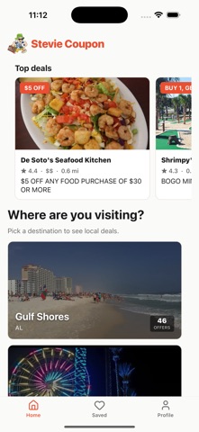 Stevie Coupon iPhone screenshot