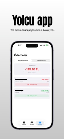 Yolcu – Masrafı kolayca paylaş screenshot