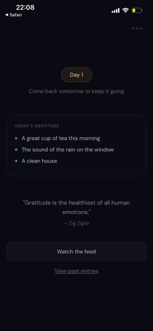 Charis - Daily Gratitude Screenshot 2 of 5