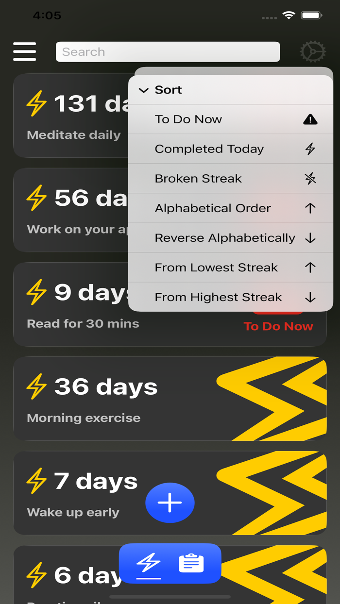 Streaktor – Daily Habit App