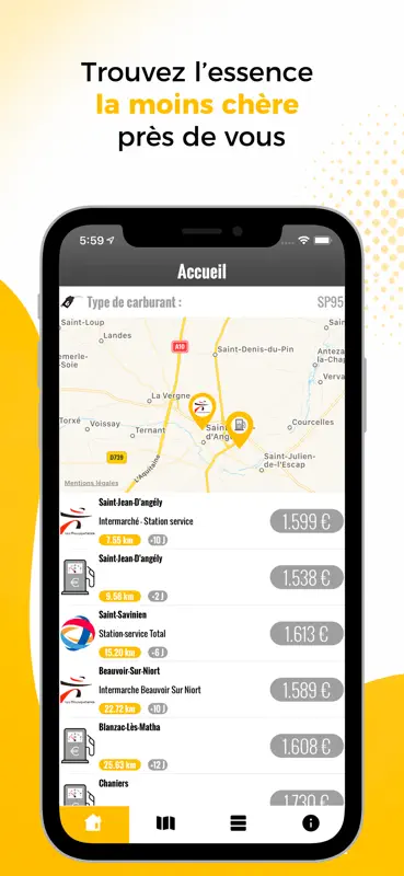 Prix carburant screenshot 1 of 3