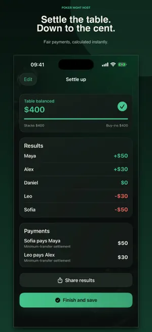 Poker Night Host: Cash Game screenshot 4