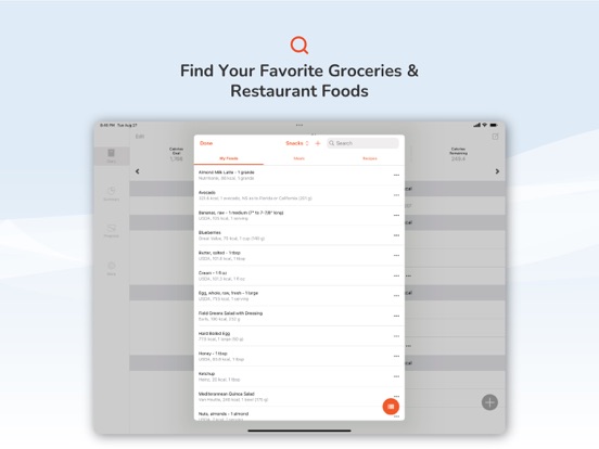 Calorieënteller Pro Tracker iPad app afbeelding 10