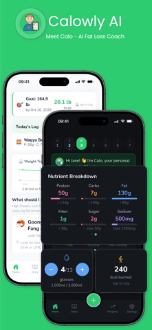 Calowly AI: Fat Loss Coach screenshot