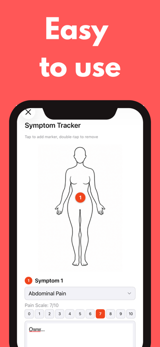 PainPanda: Symptom Tracker Screenshot 2 of 4
