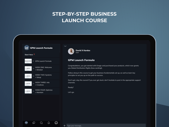 Global Prosperity Movement iPad screenshot 3 - Social Networking app