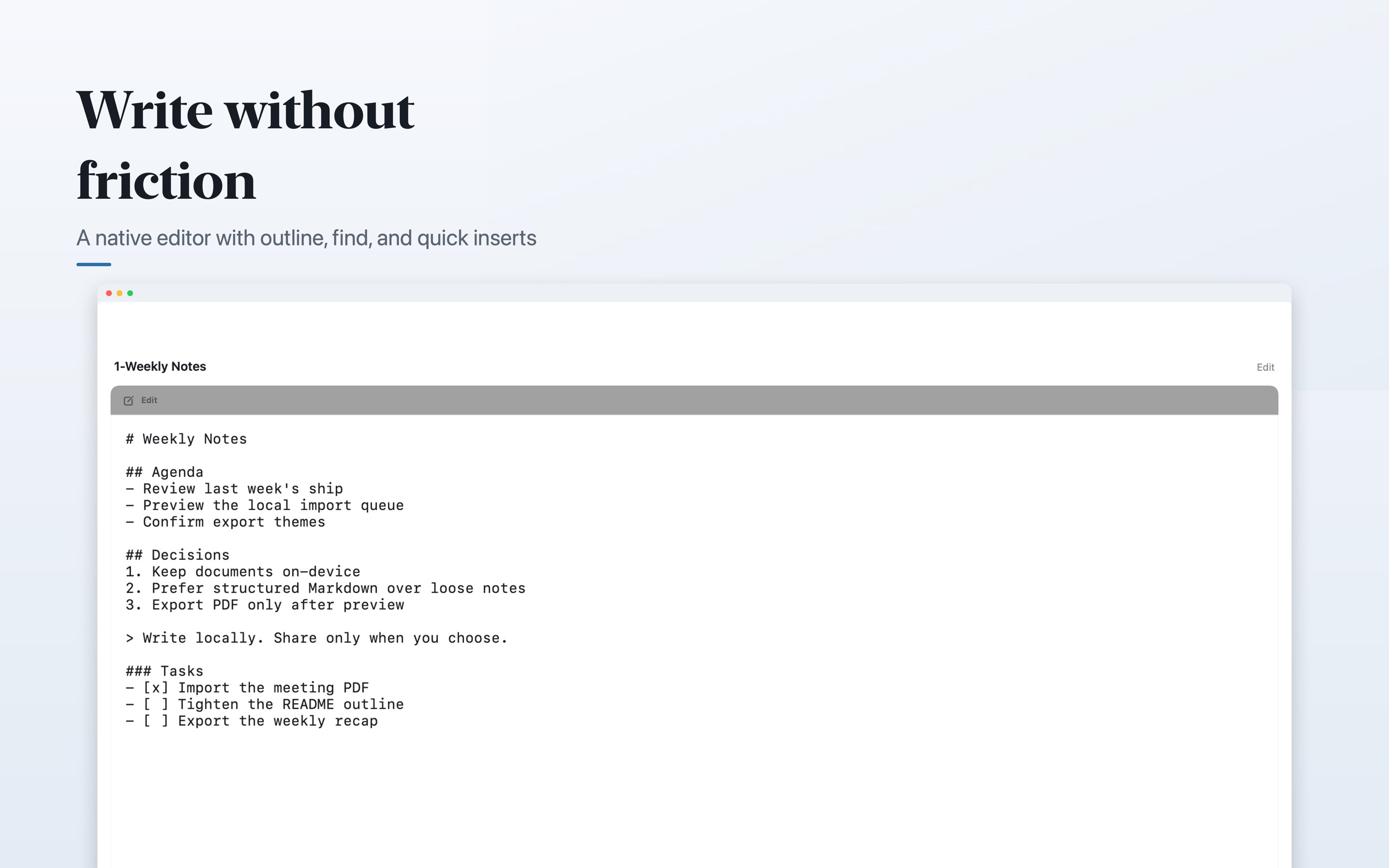 MDQuill Markdown Editor screenshot 12