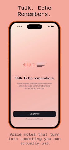 Culi Echo: Voice Notes & Ideas Screenshot 1 of 9