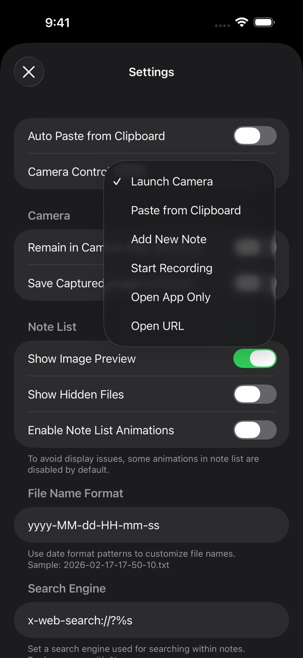 iPhone screenshot