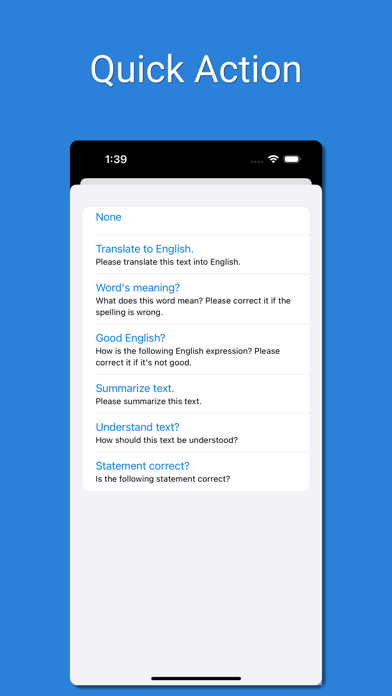Screenshot #2 pour EasyAsk - Your AI Assistant