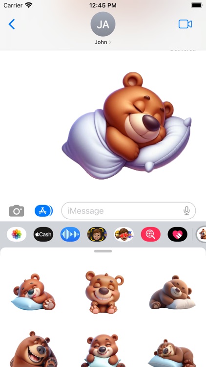 Sleeping Bear Stickers screenshot-4