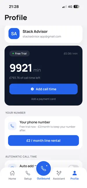 Ringback: AI Receptionist screenshot 2