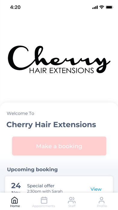 Cherry Hair Extensions Screenshot