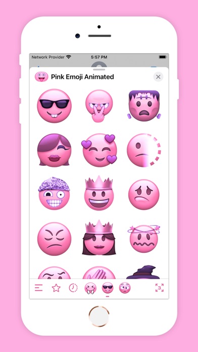Screenshot #2 pour Pink Emoji Animated