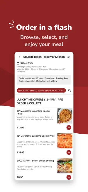 Squisito Italian Kitchen screenshot 1