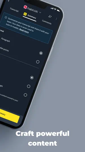 Trint screenshot 3