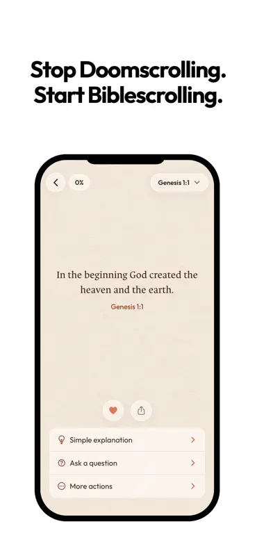 BibleSwipe: Stop Doomscrolling screenshot 1 of 3