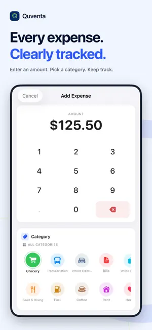 Quventa: Expense Tracker screenshot 2