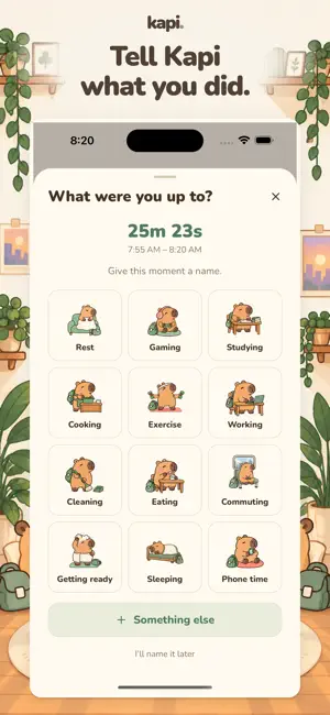 Kapi: Cozy Time Tracker screenshot 4