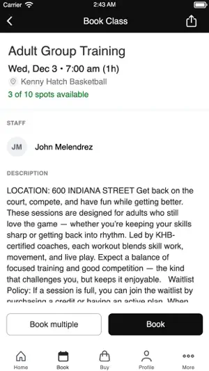 Kenny Hatch Basketball screenshot 3