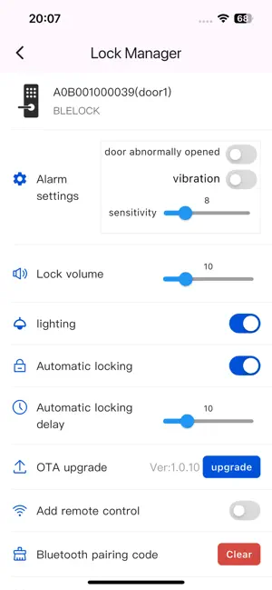Remock Lock Manager screenshot 2