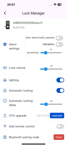 Remock Lock Manager screenshot