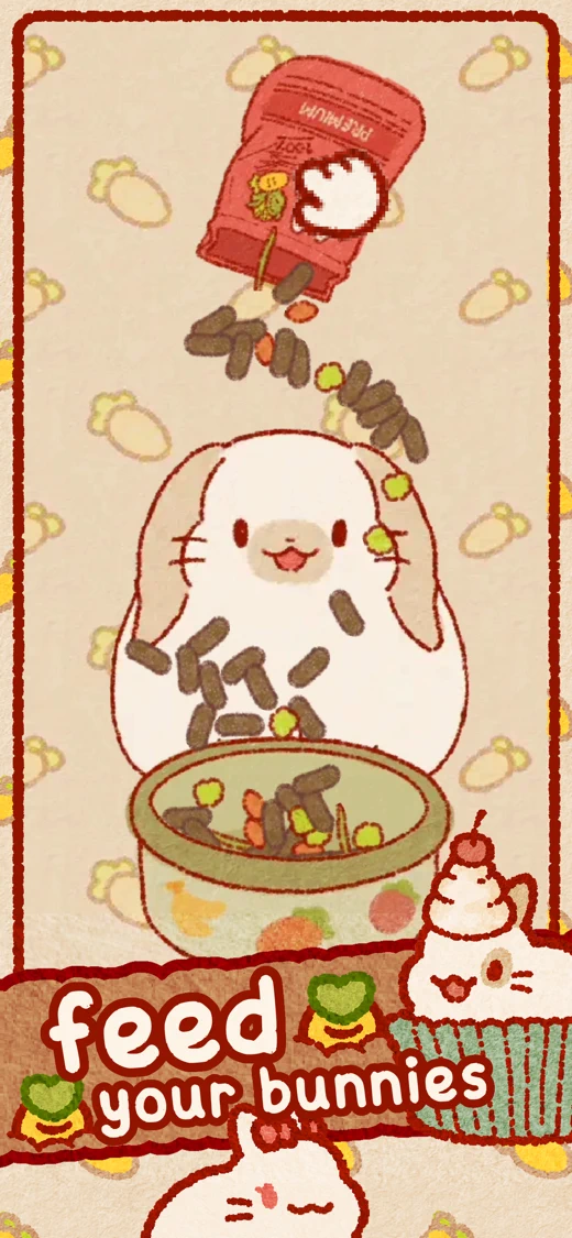 Usagi Shima: Cute Bunny Game screenshot 3