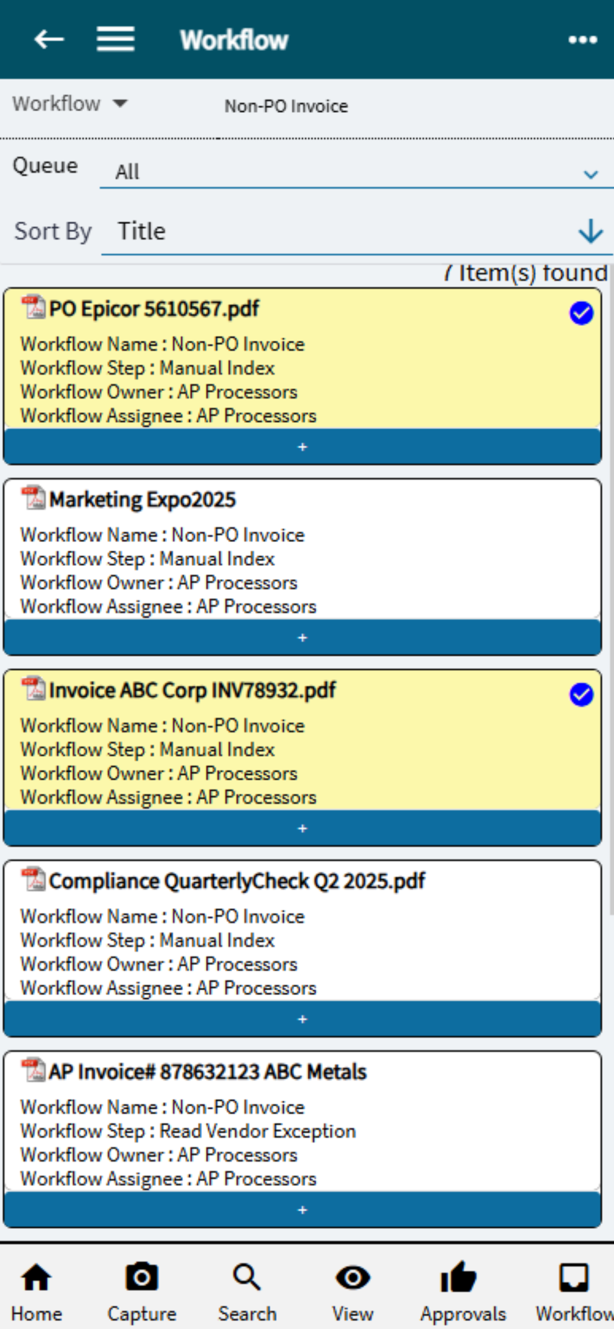 Epicor ECM screenshot 5