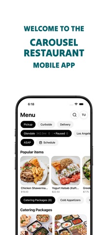 Carousel Restaurant - App iPhone screenshot