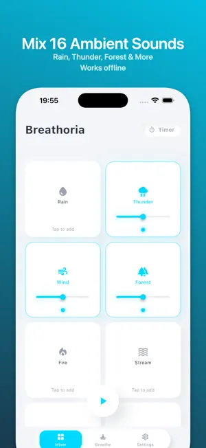 Breathoria: Calm Focus & Sleep screenshot 2