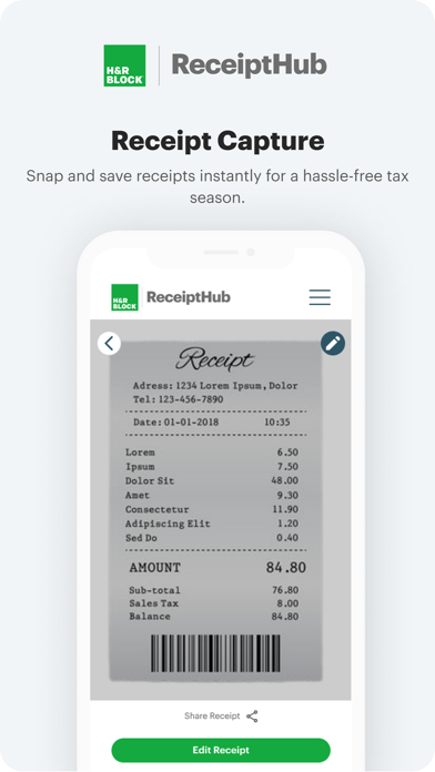 ReceiptHub Screenshot