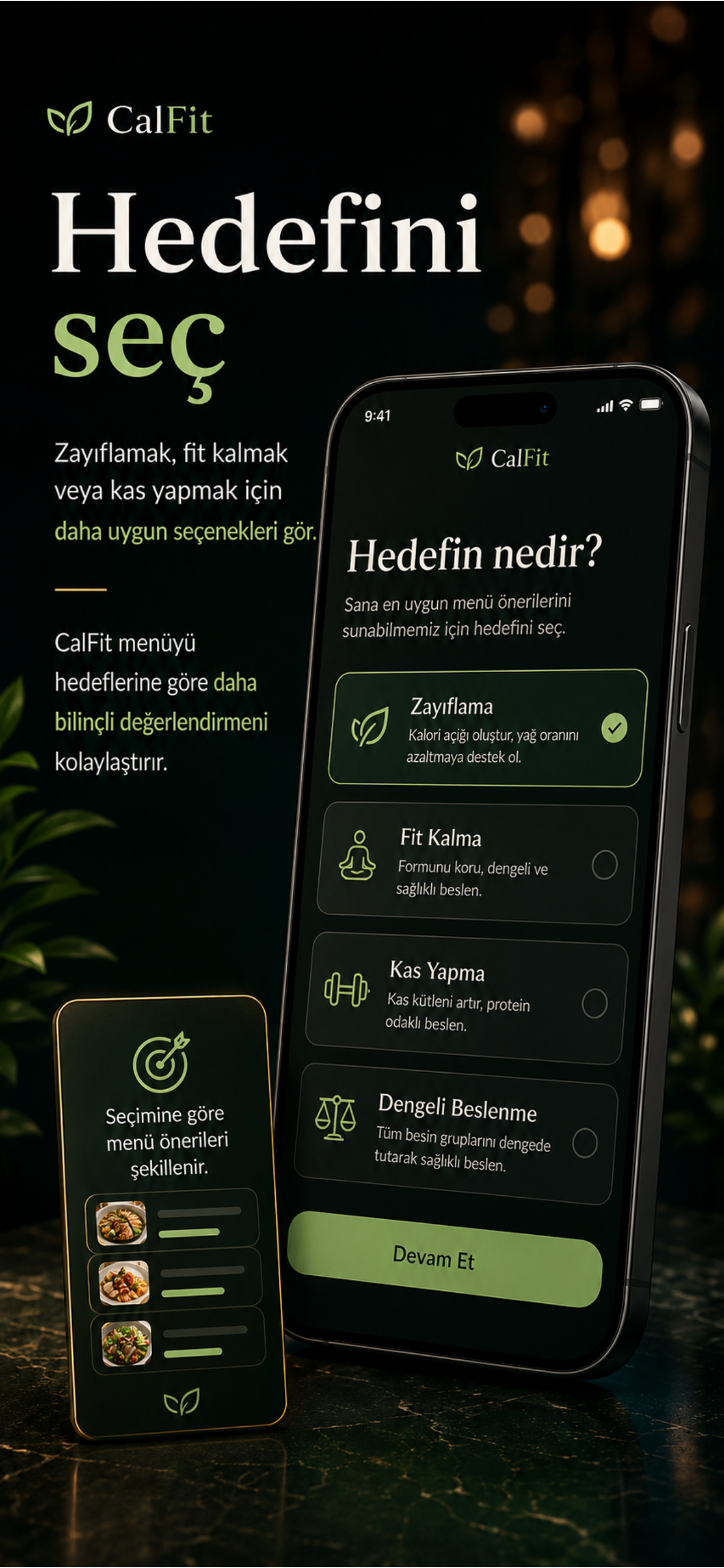 CalFit Menu Analyzer