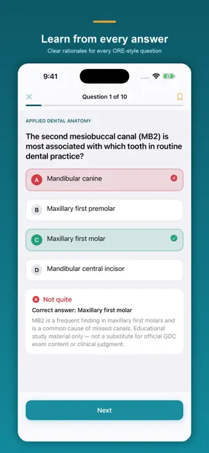 Dental ORE Part 1 Prep screenshot 2
