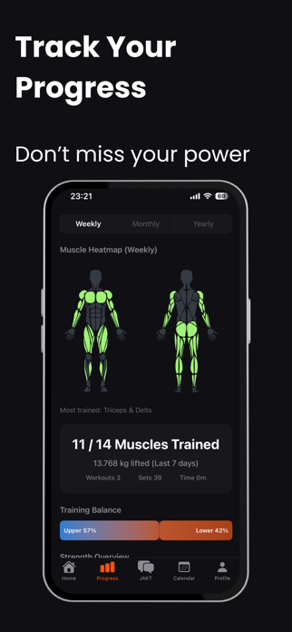 Weight Lifting Tracker: JAKT Screenshot 3 of 7