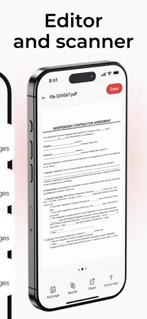 PDF Scanner: Editor & Reader screenshot 3